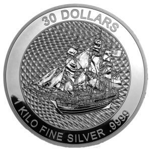 1 kg ezüstérme - Cook Islands