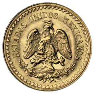 2,5 Peso Mexikói aranyérme