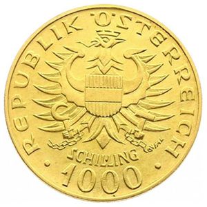 1000 Schilling Babenberger aranyérme