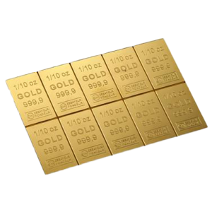 10x1/10 uncia aranytábla - egyéb gyártó