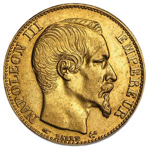 20 Frank aranyérme - III. Napóleon