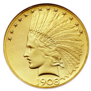 10 Dollar Indian Head aranyérme