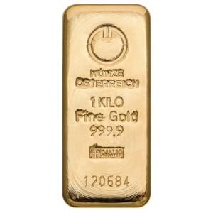 1 kg Münze Österreich aranyrúd