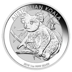 1 uncia Koala ezüstérme
