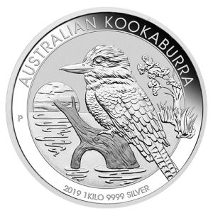 1 kg Kookaburra ezüstérme