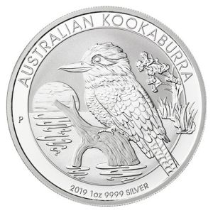 1 uncia Kookaburra ezüstérme