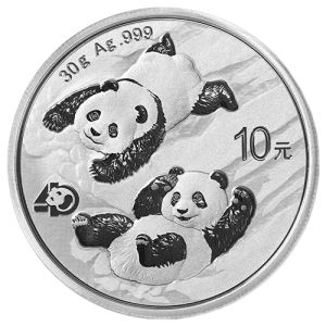 30g Panda ezüstérme